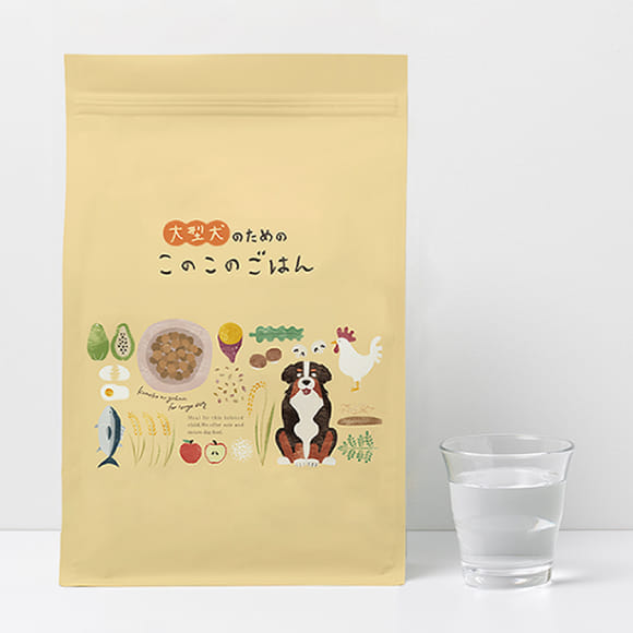 大型犬のためのこのこのごはんの公式商品画像